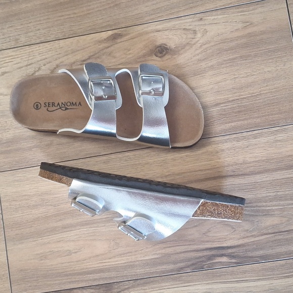 Seranoma Metallic Silver, Cork bed, Slide - Picture 5 of 8